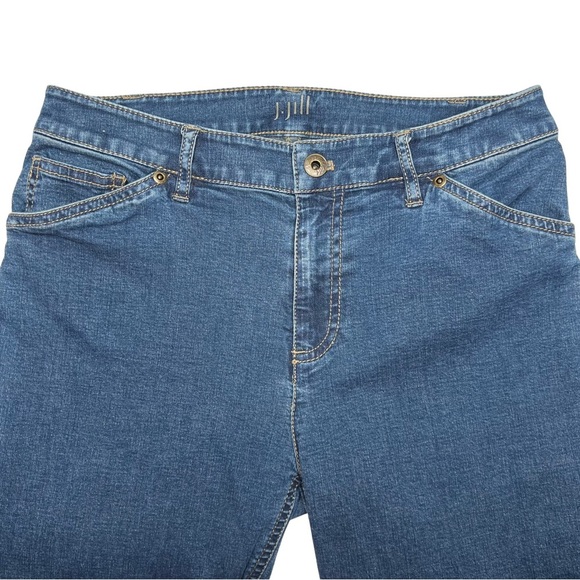 J. Jill Jeans Boot Cut Tried and True Fit Stretch Denim Blue 4 - Picture 4 of 16